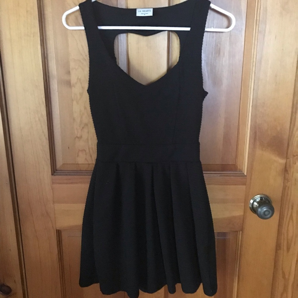 LA Hearts Black Babydoll Dress